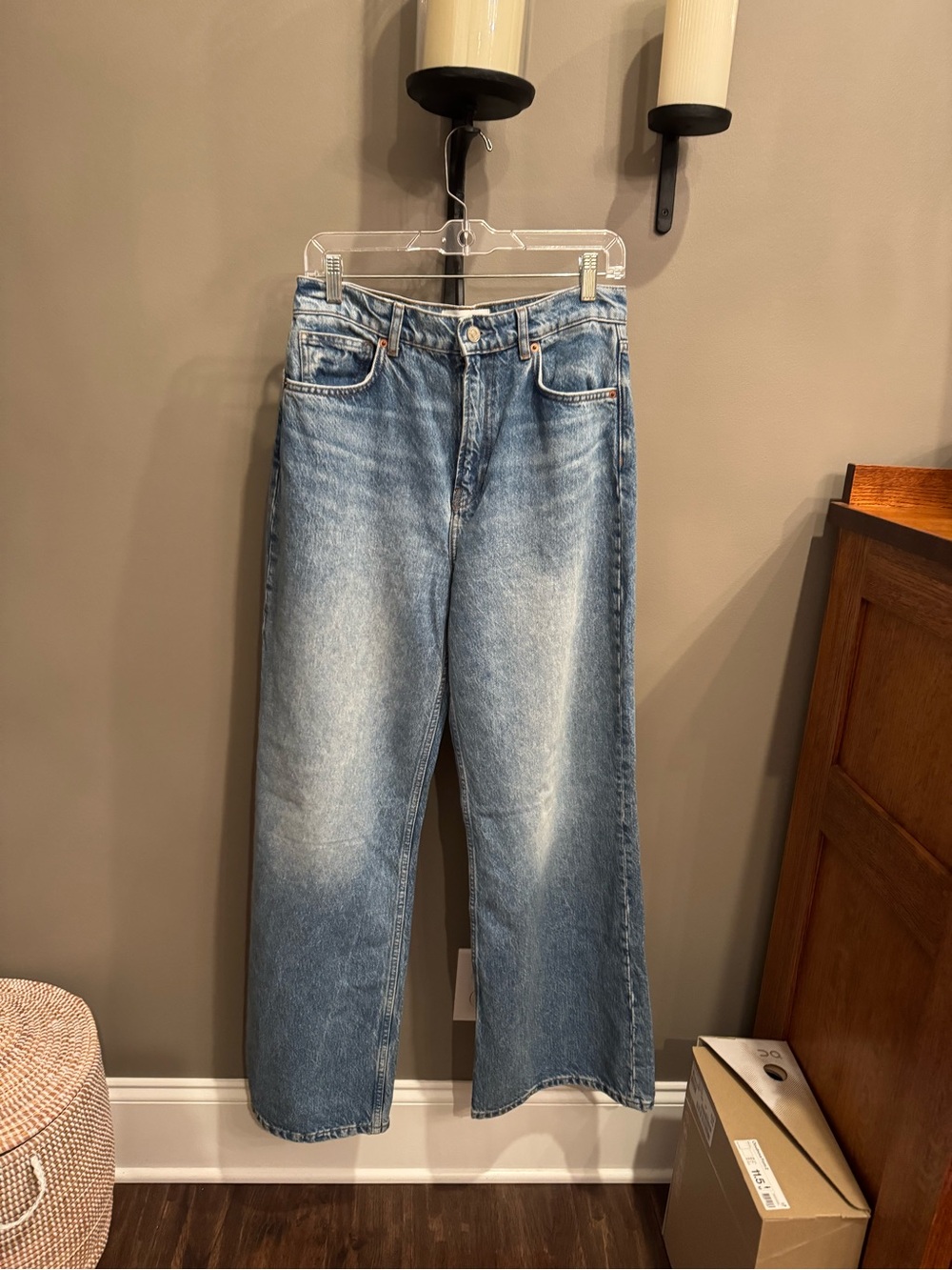 Reformation Jeans Women’s Size 28 High Rise Straight Leg Light Wash Denim